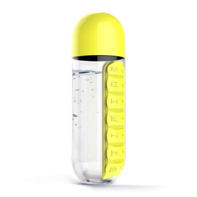 Water Bottle Pill Box  Plastic 32 Oz Custom Oem Customized Anti Logo Style Outdoor