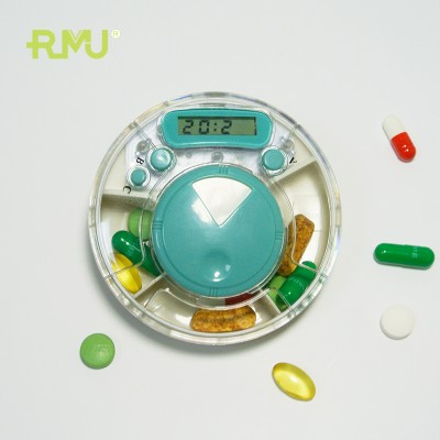 TP06W Medicine 3 Case Automatic Pill Counter Electronic Pill Box 7 Day Weekly Pill Organizer