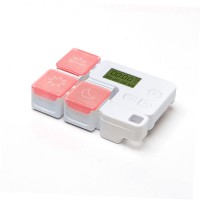 TE01W Tetris  3 Time Dayil Portable Smart Automatic Pill Box Organizer Small Plastic Pocket Medicine Case With Timer Pillbox