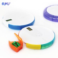 TP08A Plastic Pill Container Medicine Case Automatic Dispenser 7 Day Holder Electronic Pill Box Organizer