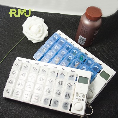 Hot sale High quality ABS Digital Portable Travelling 28 day pill box