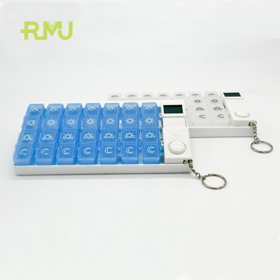 TP02A Newest pill organizer 7 day pill case medicine box electronic pill box