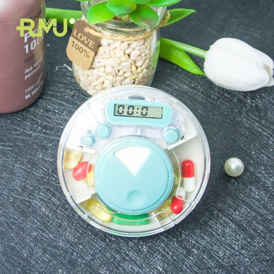 TP06B Medicine 3 Case Automatic Pill Counter Electronic Pill Box 7 Day Weekly Pill Organizer